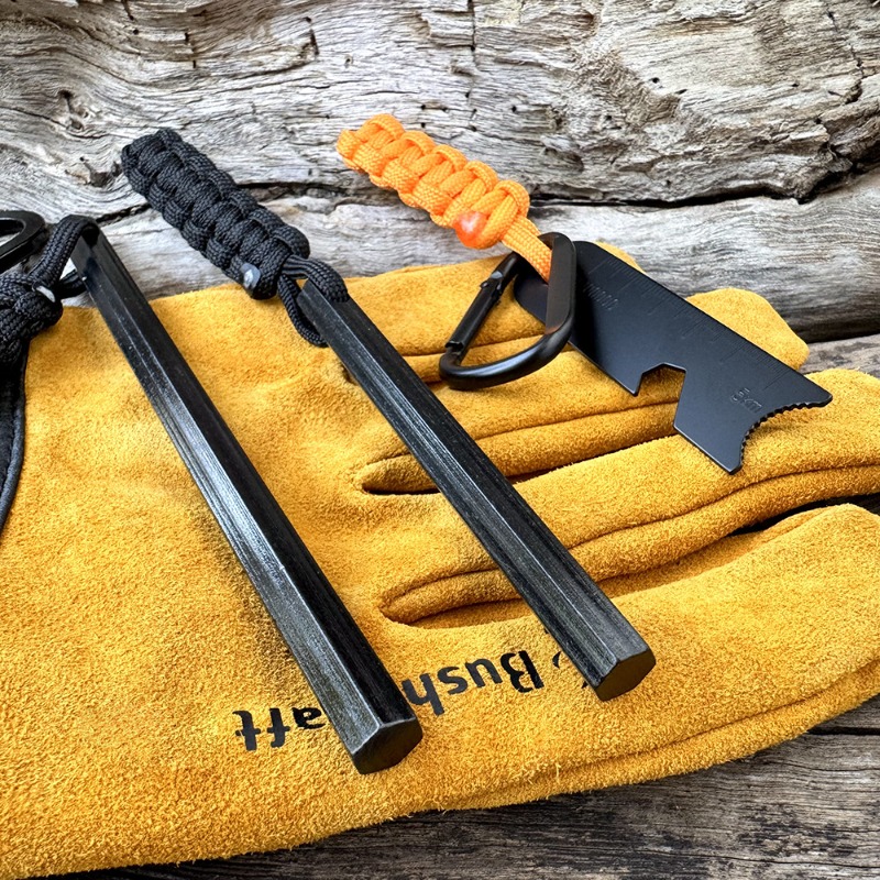 Fire Starting Kit - Магниевая огнивающая палочка ручной работы из