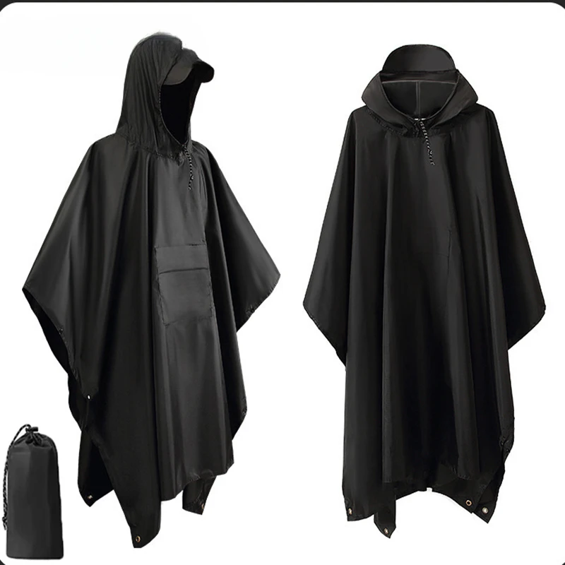 Уличный 3 в 1, военный плащ с  – обзор и цена Emergency Poncho Rain