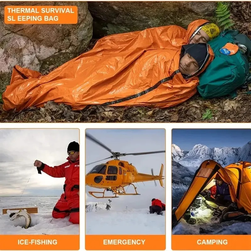 Аварийный спальный мешок: ульт – обзор и цена Emergency Mylar Tent