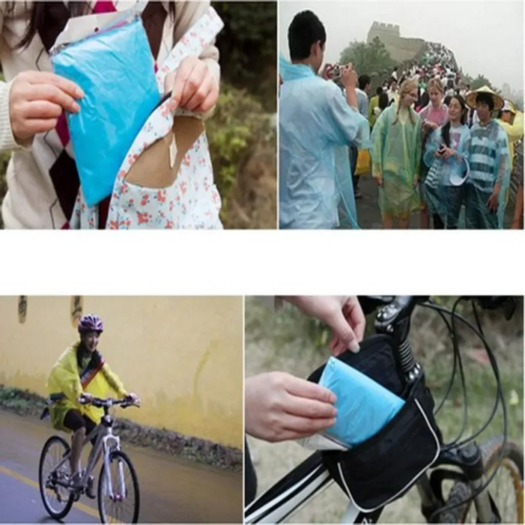 5/10 шт. одноразовый плащ для  – обзор и цена Emergency Poncho Rain