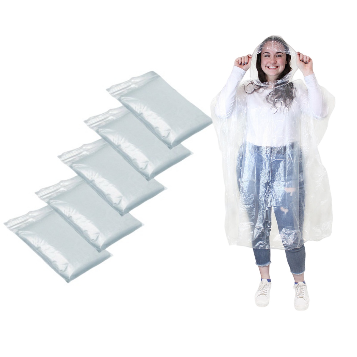 Одноразовый водонепроницаемый  – обзор и цена Emergency Poncho Rain